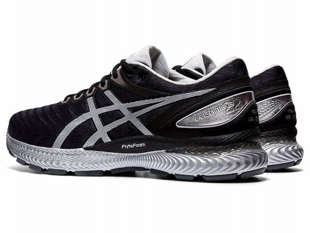 Chaussures Running Asics GEL-NIMBUS 22 WM Homme Noir Argent | GUH-236807