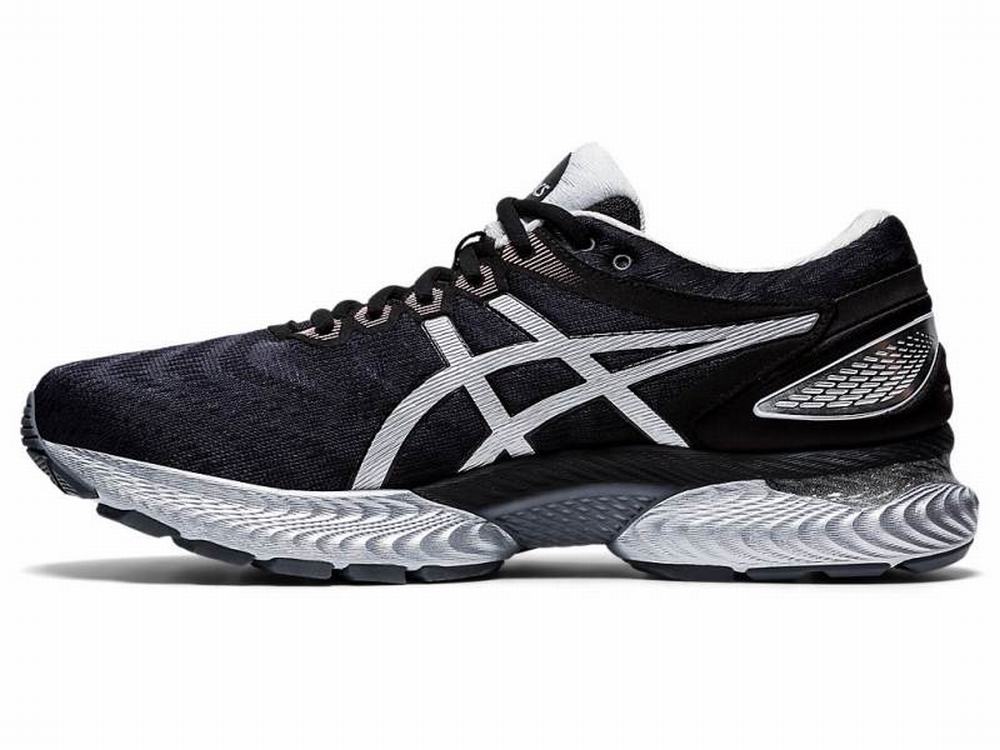 Chaussures Running Asics GEL-NIMBUS 22 WM Homme Noir Argent | GUH-236807