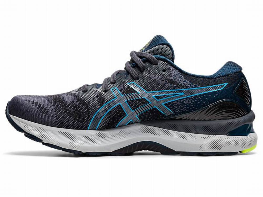 Chaussures Running Asics GEL-NIMBUS 23 (4E) Homme Grise Noir | FBP-103498