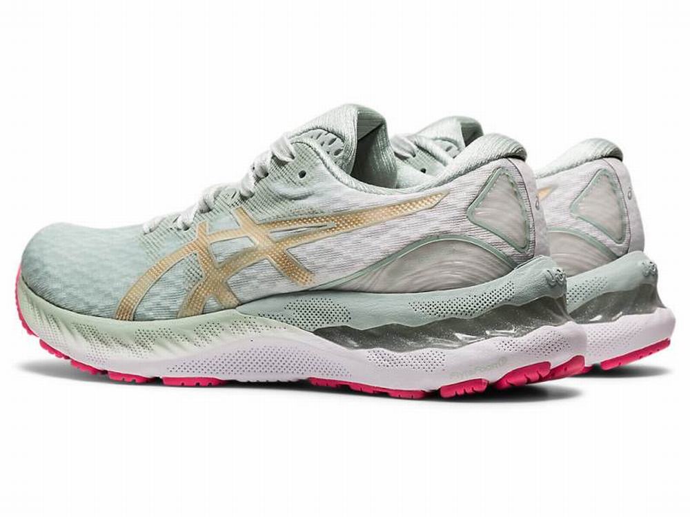 Chaussures Running Asics GEL-NIMBUS 23 Femme Vert Clair | DNK-528906