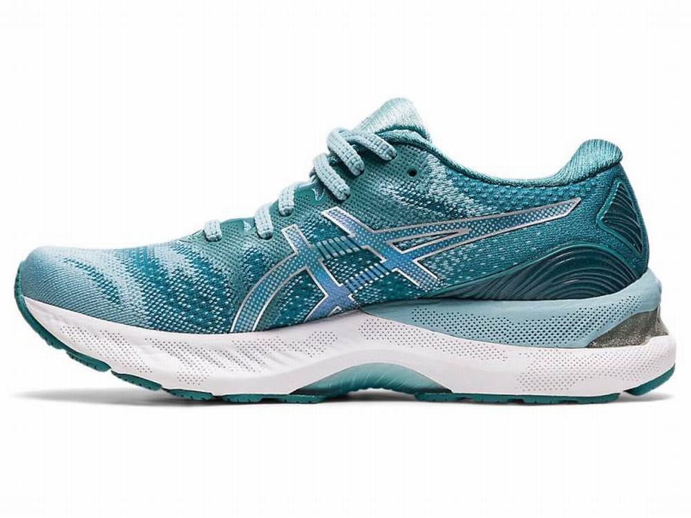 Chaussures Running Asics GEL-NIMBUS 23 Femme Bleu Argent | GNR-387946