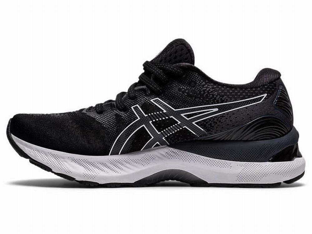 Chaussures Running Asics GEL-NIMBUS 23 Femme Noir Blanche | HGN-654903