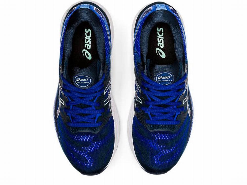 Chaussures Running Asics GEL-NIMBUS 23 Femme Bleu | RKD-089451