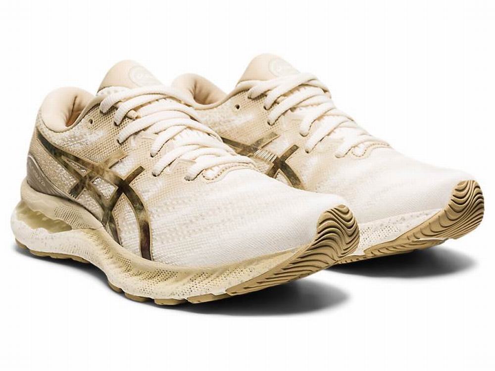 Chaussures Running Asics GEL-NIMBUS 23 Femme Blanche | TUO-031726