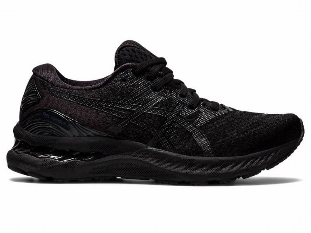 Chaussures Running Asics GEL-NIMBUS 23 Femme Noir | UZJ-624391