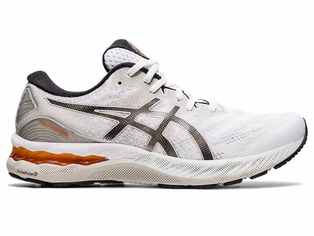 Chaussures Running Asics GEL-NIMBUS 23 Homme Blanche Grise | MOL-403967