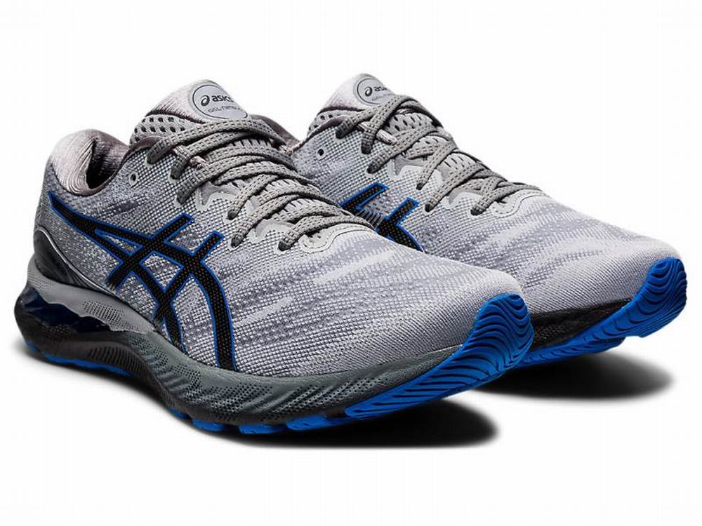 Chaussures Running Asics GEL-NIMBUS 23 Homme Grise Bleu | OMV-052743