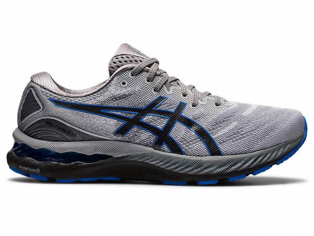 Chaussures Running Asics GEL-NIMBUS 23 Homme Grise Bleu | OMV-052743