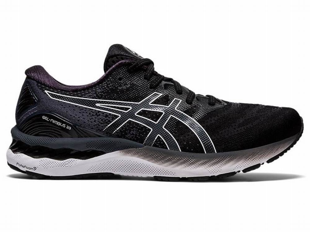 Chaussures Running Asics GEL-NIMBUS 23 Homme Noir Blanche | PEG-837260