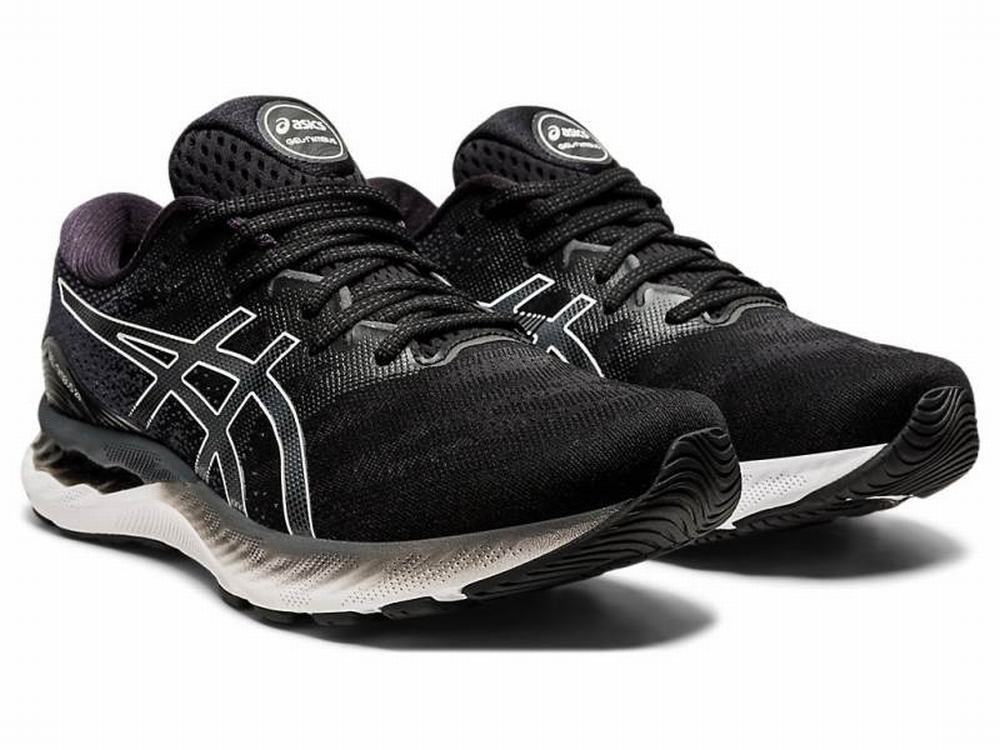 Chaussures Running Asics GEL-NIMBUS 23 Homme Noir Blanche | PEG-837260