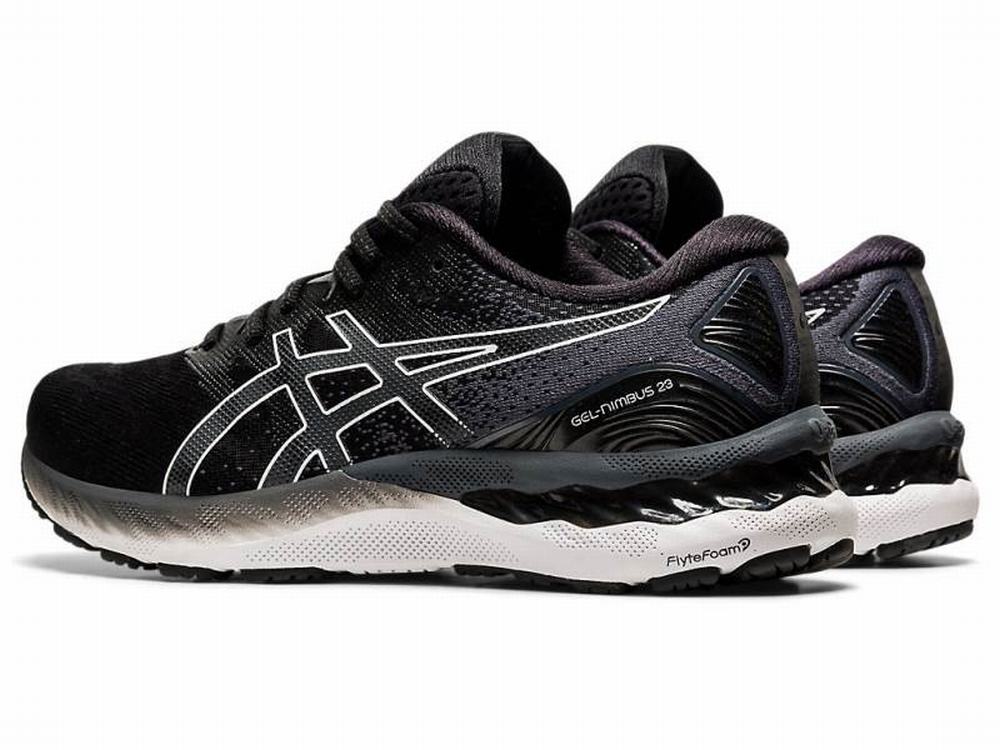 Chaussures Running Asics GEL-NIMBUS 23 Homme Noir Blanche | PEG-837260