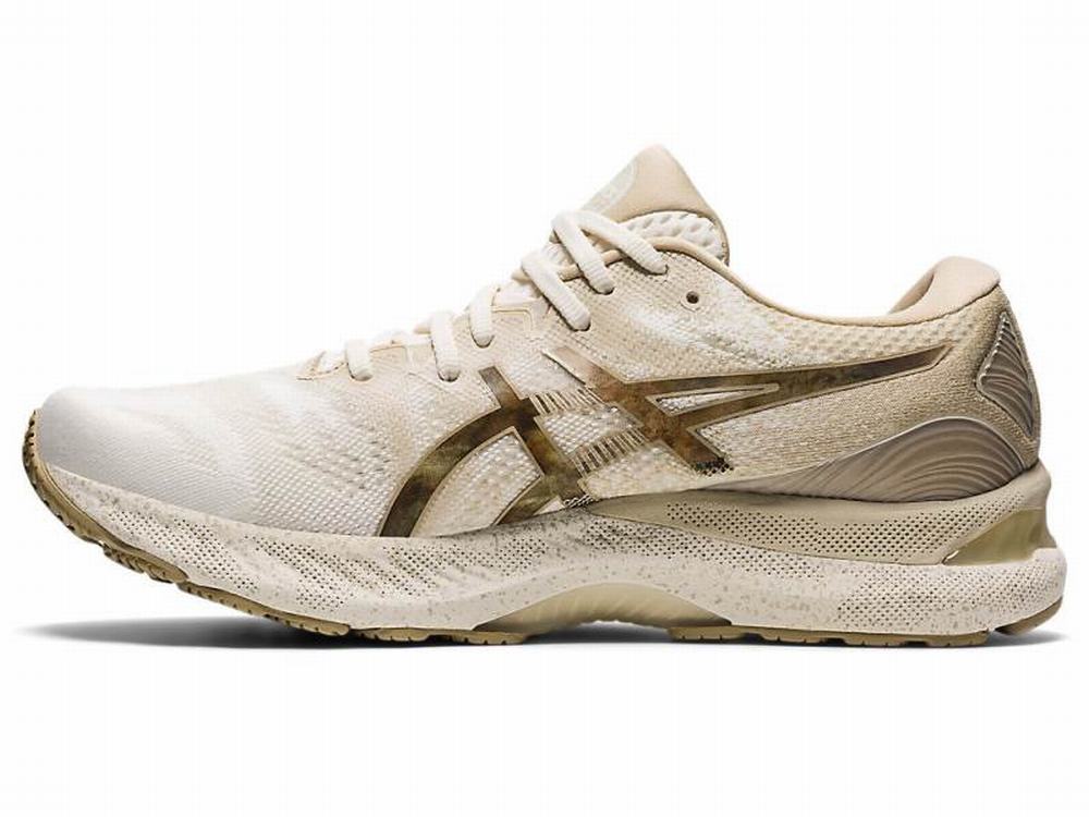 Chaussures Running Asics GEL-NIMBUS 23 Homme Blanche | QWM-726013