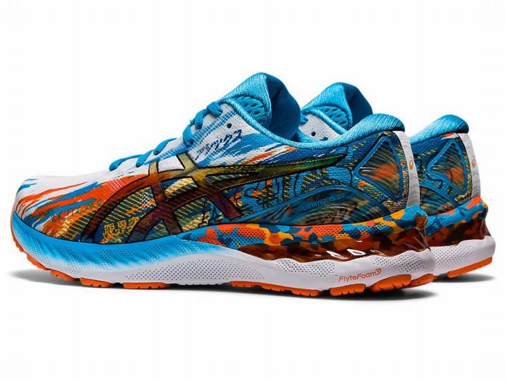 Chaussures Running Asics GEL-NIMBUS 23 Homme Doré Bleu Orange | XKY-298631