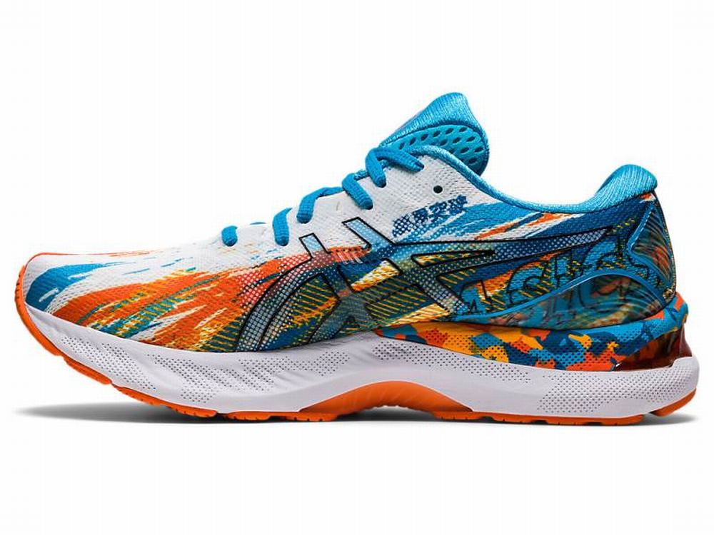 Chaussures Running Asics GEL-NIMBUS 23 Homme Doré Bleu Orange | XKY-298631