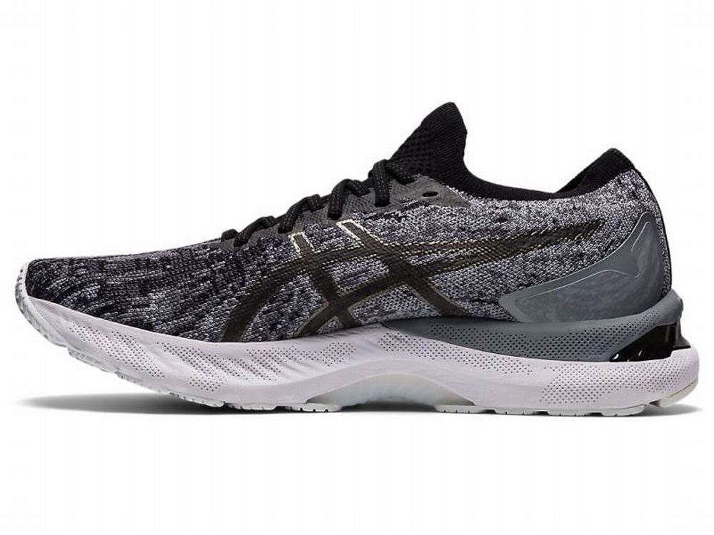 Chaussures Running Asics GEL-NIMBUS 23 KNIT Homme Grise | IEV-376259