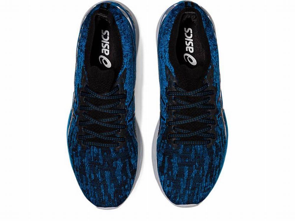 Chaussures Running Asics GEL-NIMBUS 23 KNIT Homme Noir Bleu | LOI-183975