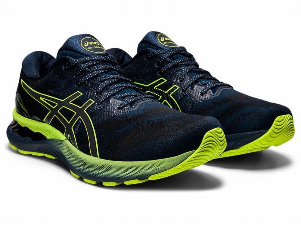 Chaussures Running Asics GEL-NIMBUS 23 LITE-SHOW Homme Bleu | IEG-495683