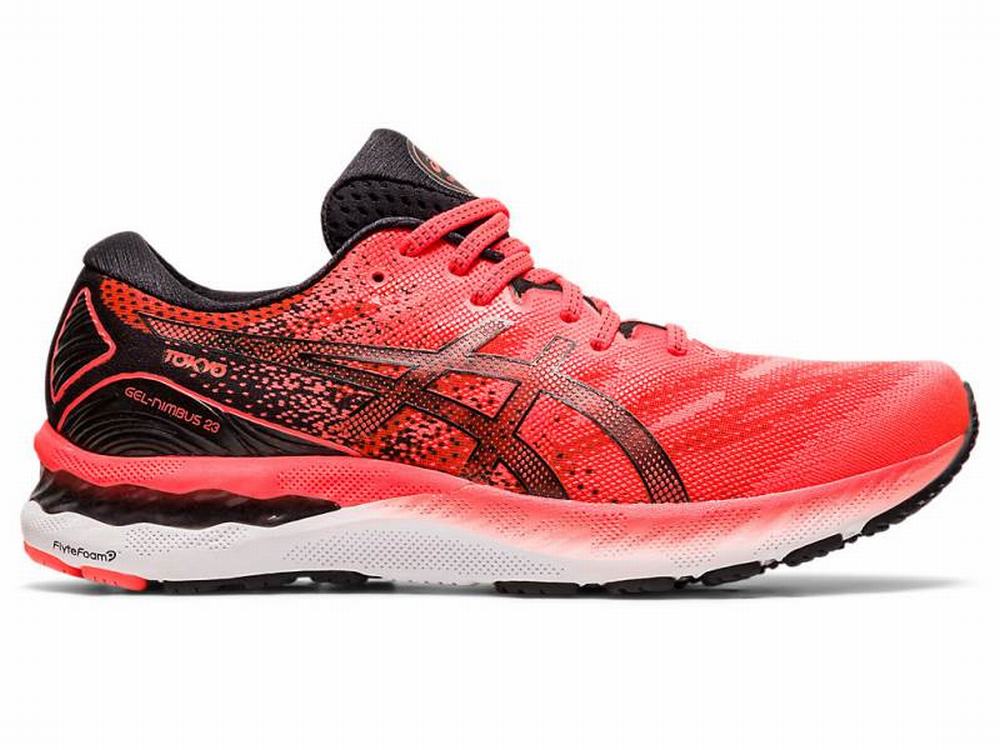 Chaussures Running Asics GEL-NIMBUS 23 TOKYO Homme Orange Noir Rouge | CTF-617430