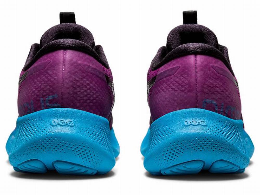 Chaussures Running Asics GEL-NIMBUS LITE 2 Femme Noir Violette | HTI-249736