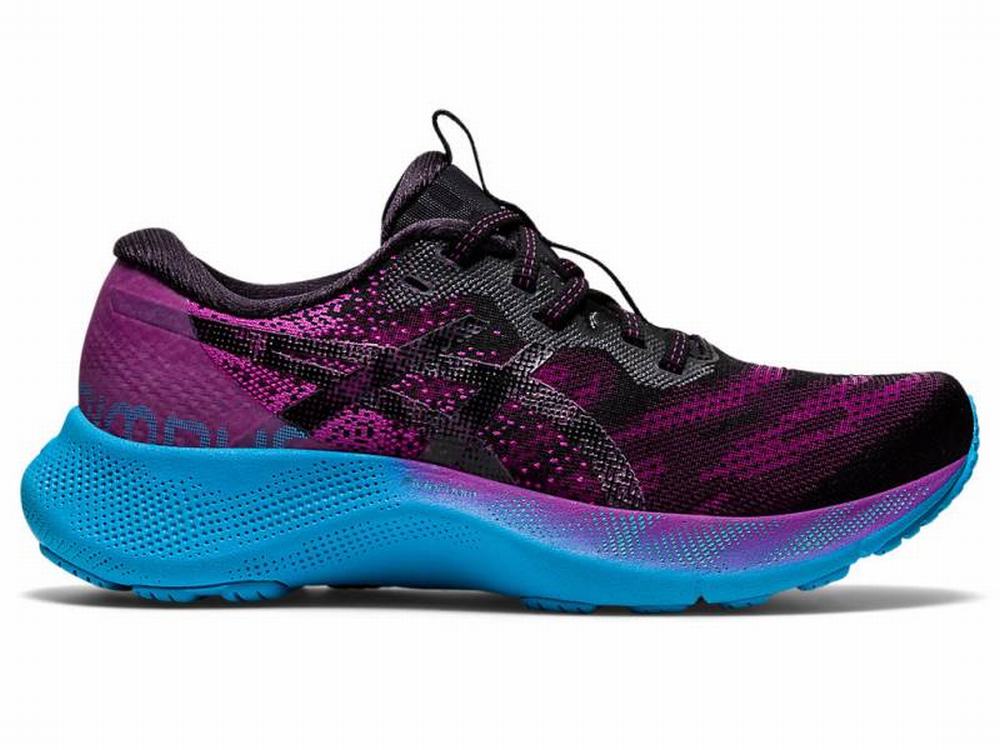 Chaussures Running Asics GEL-NIMBUS LITE 2 Femme Noir Violette | HTI-249736