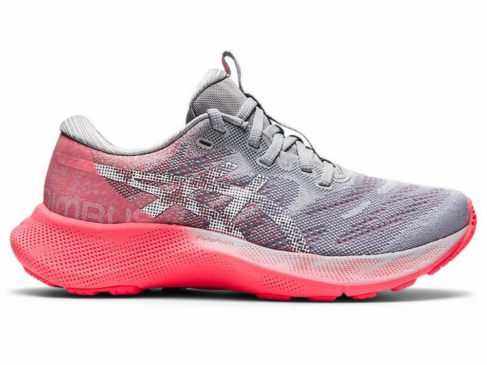 Chaussures Running Asics GEL-NIMBUS LITE 2 Femme Corail Blanche | MNO-350796