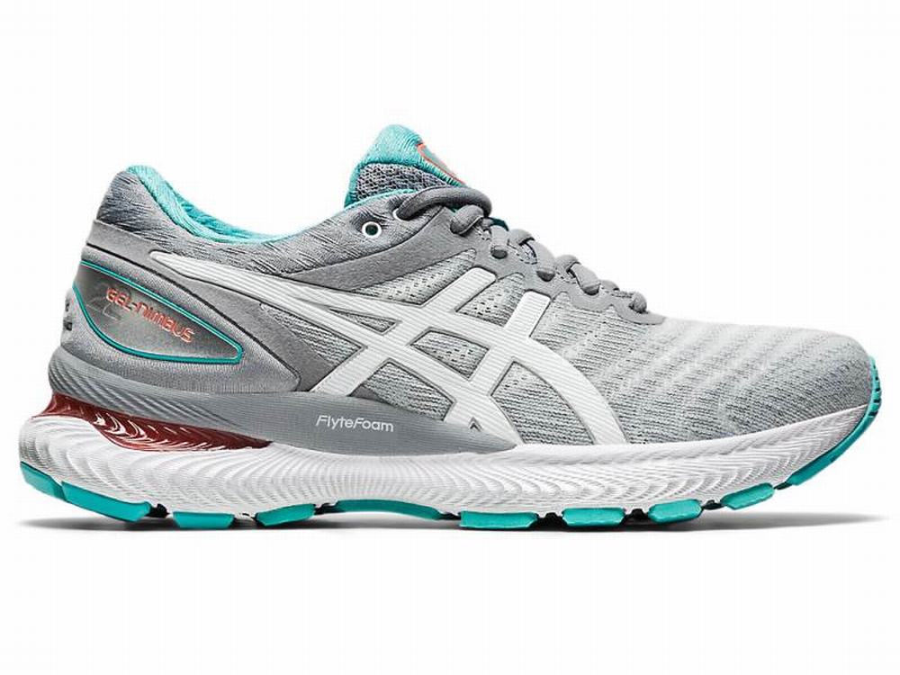 Chaussures Running Asics GEL-Nimbus 22 (D) Femme Blanche | KWA-023596