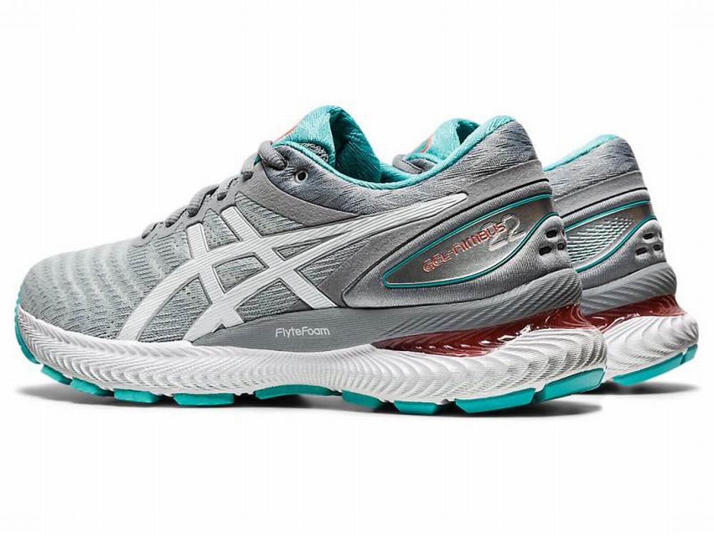 Chaussures Running Asics GEL-Nimbus 22 (D) Femme Blanche | KWA-023596