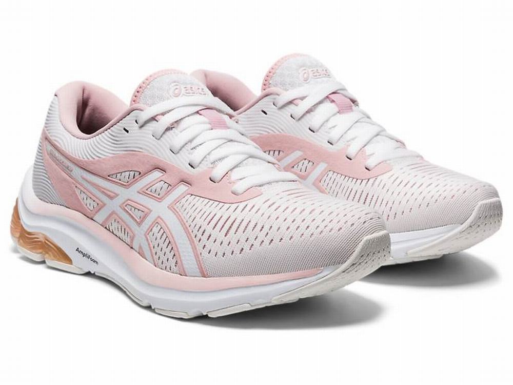 Chaussures Running Asics GEL-PULSE 12 Femme Blanche | GNB-109278