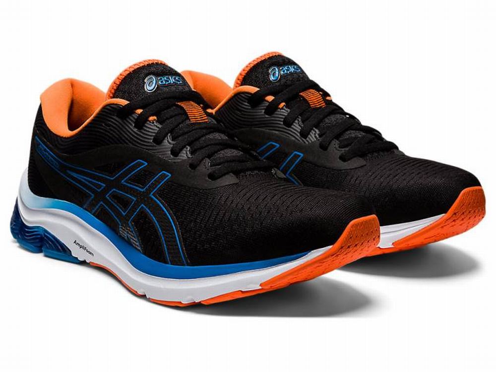 Chaussures Running Asics GEL-PULSE 12 Homme Noir Bleu | SUM-058142