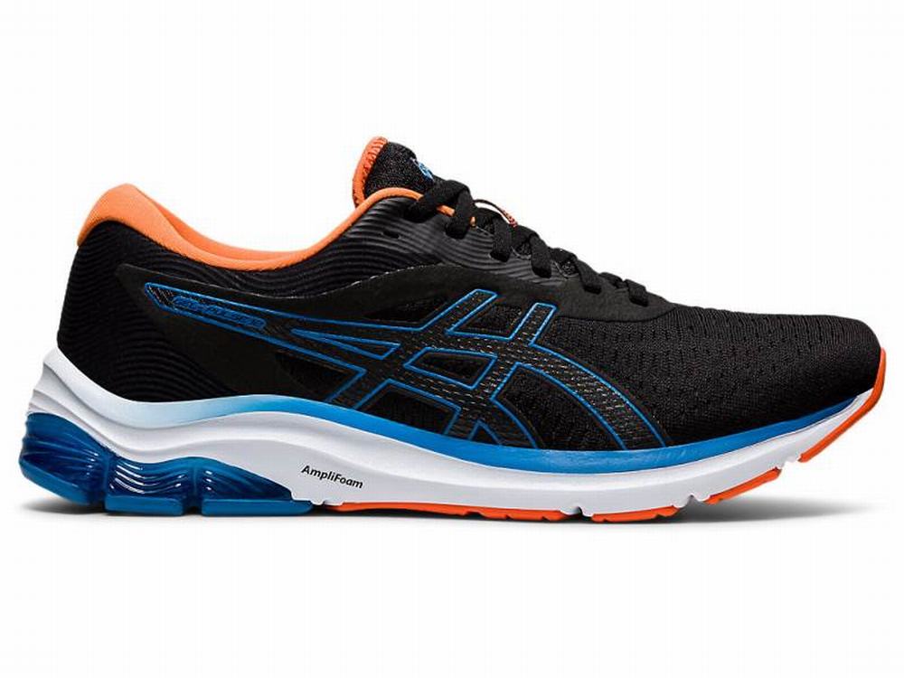 Chaussures Running Asics GEL-PULSE 12 Homme Noir Bleu | SUM-058142