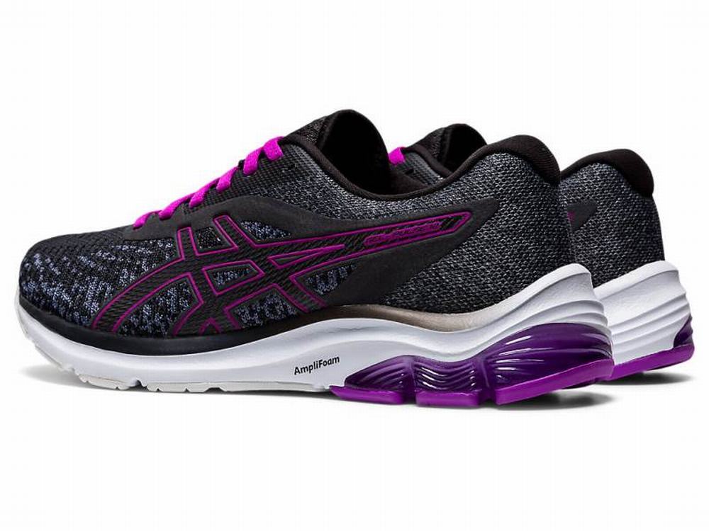 Chaussures Running Asics GEL-PULSE 12 Knit Femme Grise Foncé | HMJ-627851