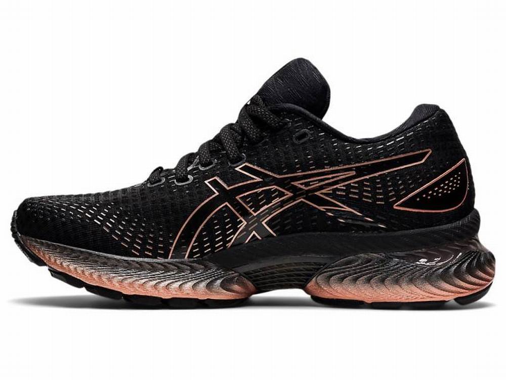 Chaussures Running Asics GEL-SAIUN Femme Noir Rose Doré Grise | TLH-187956