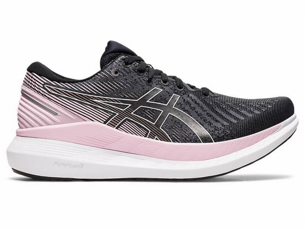 Chaussures Running Asics GLIDERIDE 2 Femme Noir Rose | BIN-709352