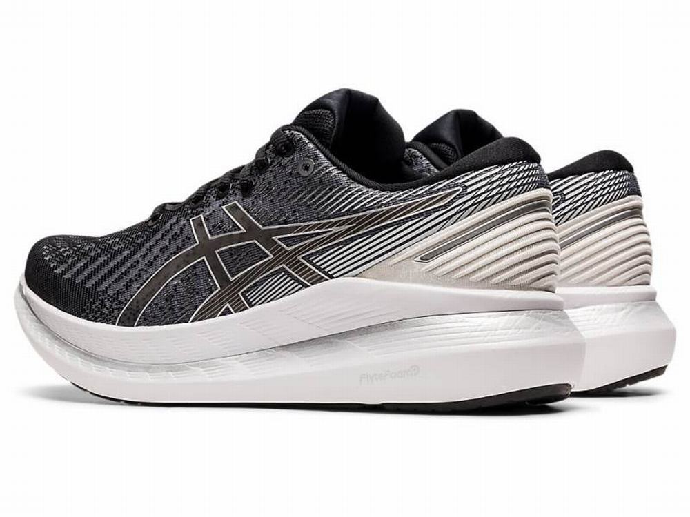 Chaussures Running Asics GLIDERIDE 2 Femme Noir Blanche | DQC-724896