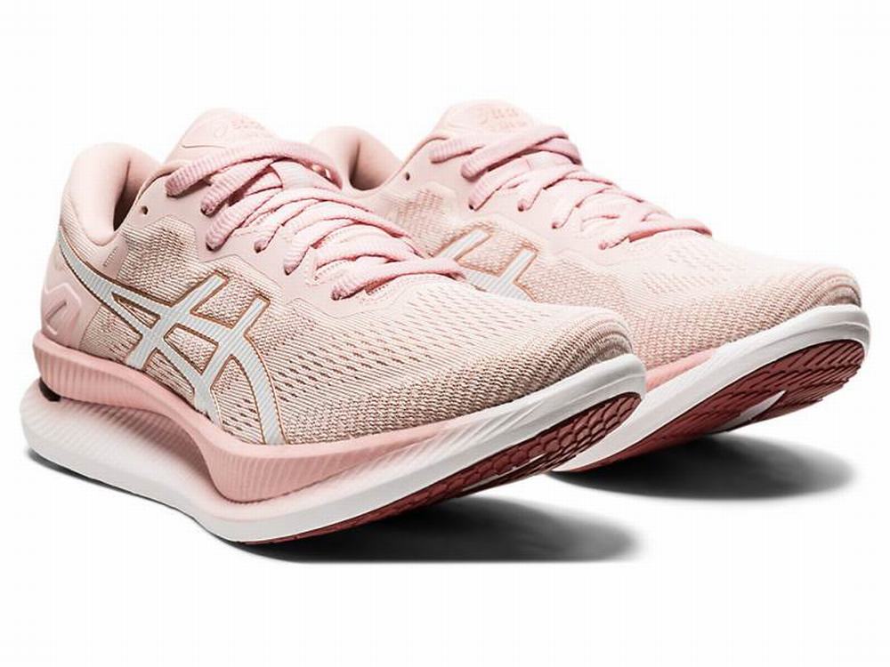 Chaussures Running Asics GLIDERIDE Femme Blanche | BGS-325860