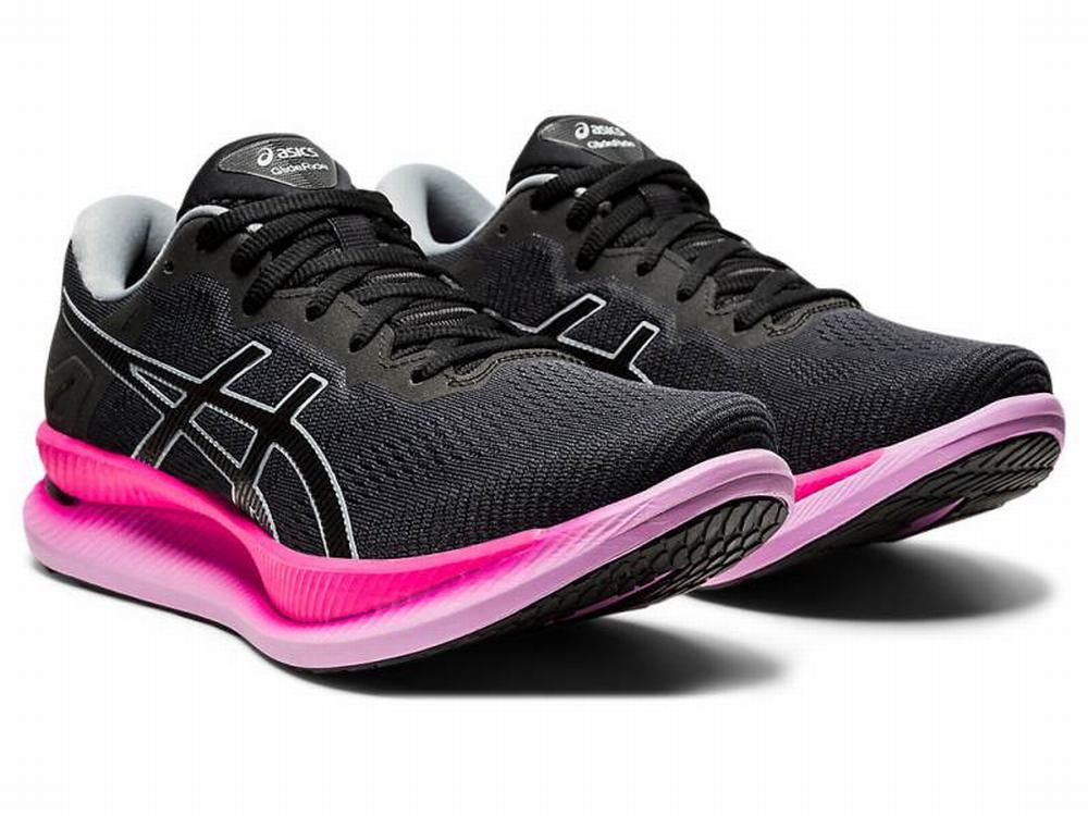 Chaussures Running Asics GLIDERIDE Femme Grise Foncé Noir | FKA-026514