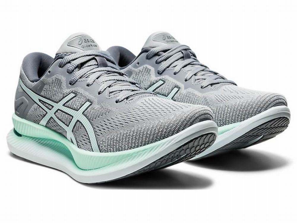 Chaussures Running Asics GLIDERIDE Femme Grise Menthe | SAB-102479