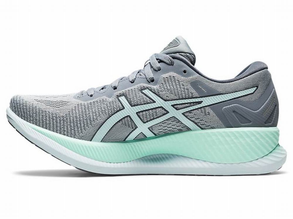 Chaussures Running Asics GLIDERIDE Femme Grise Menthe | SAB-102479