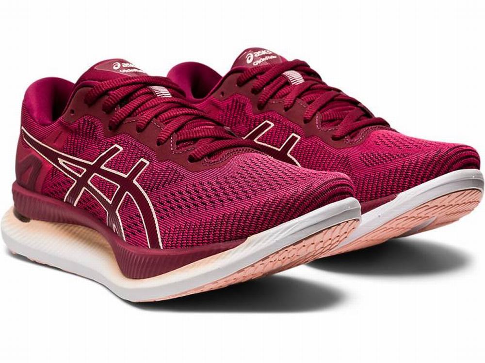 Chaussures Running Asics GLIDERIDE Femme Rose Turquoise | YZM-862497