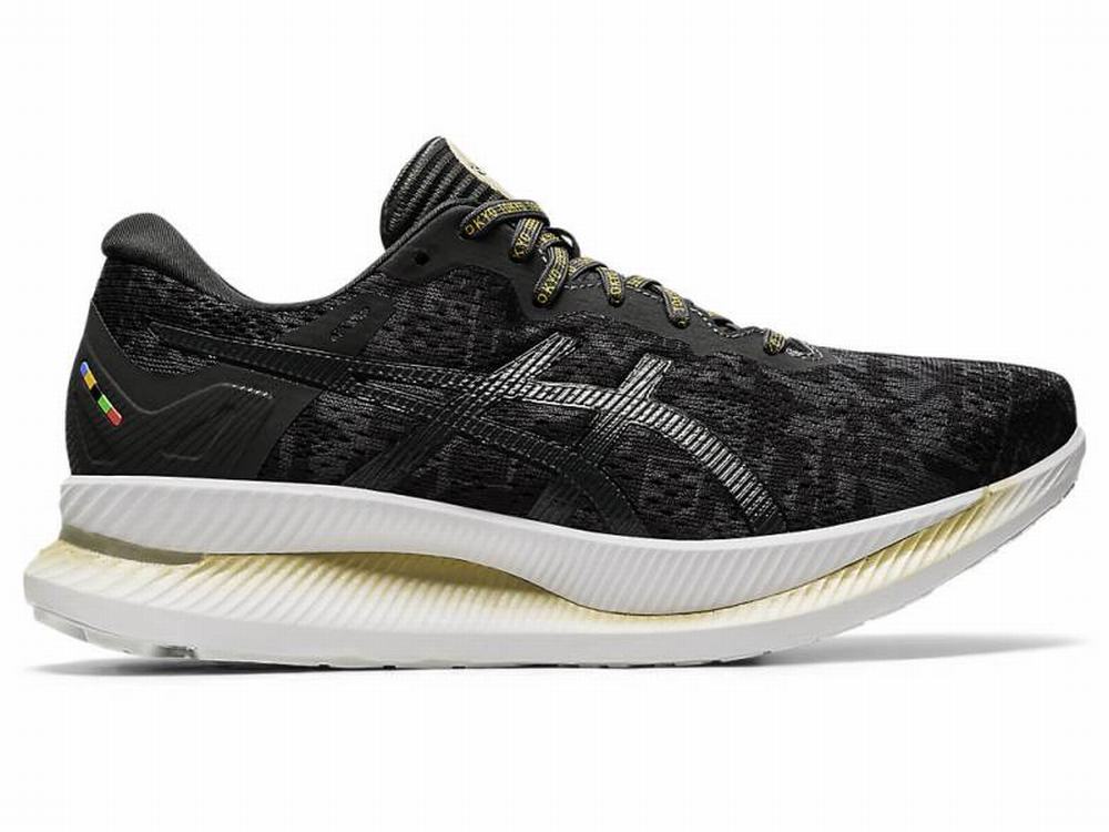 Chaussures Running Asics GLIDERIDE Femme Noir Grise | ZCU-027431