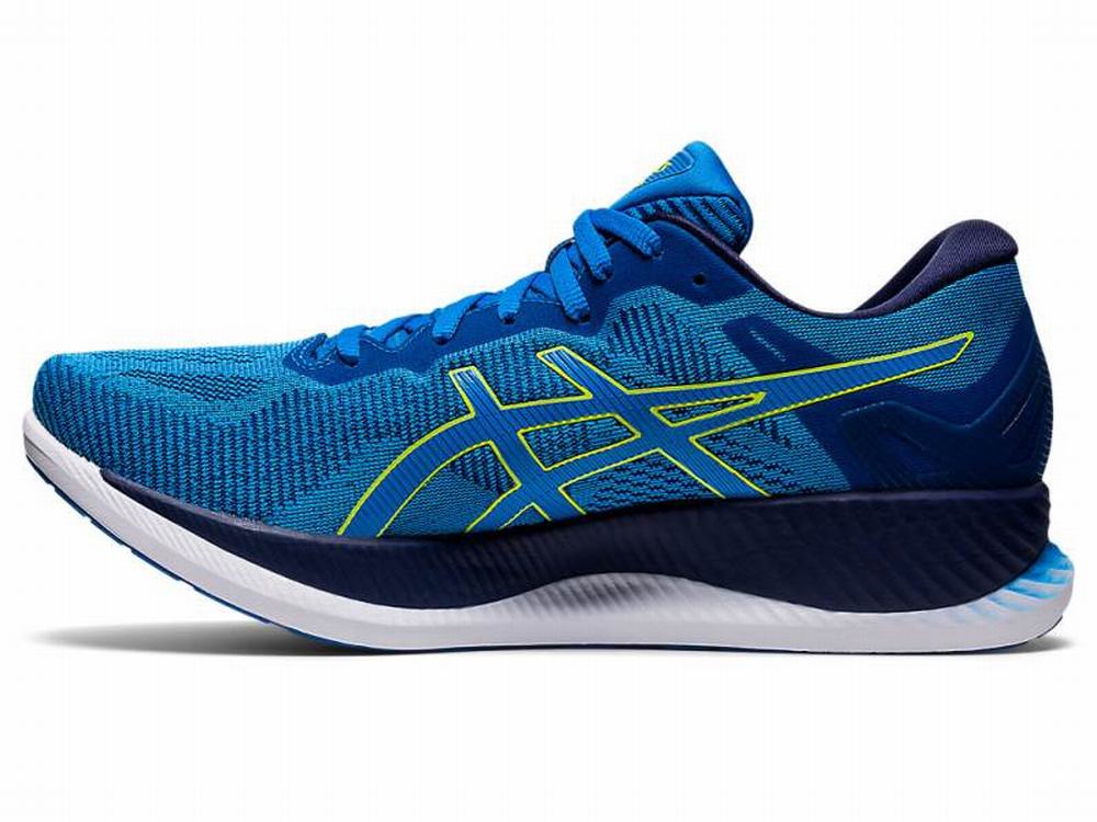 Chaussures Running Asics GLIDERIDE Homme Bleu Vert Clair | DIL-581032