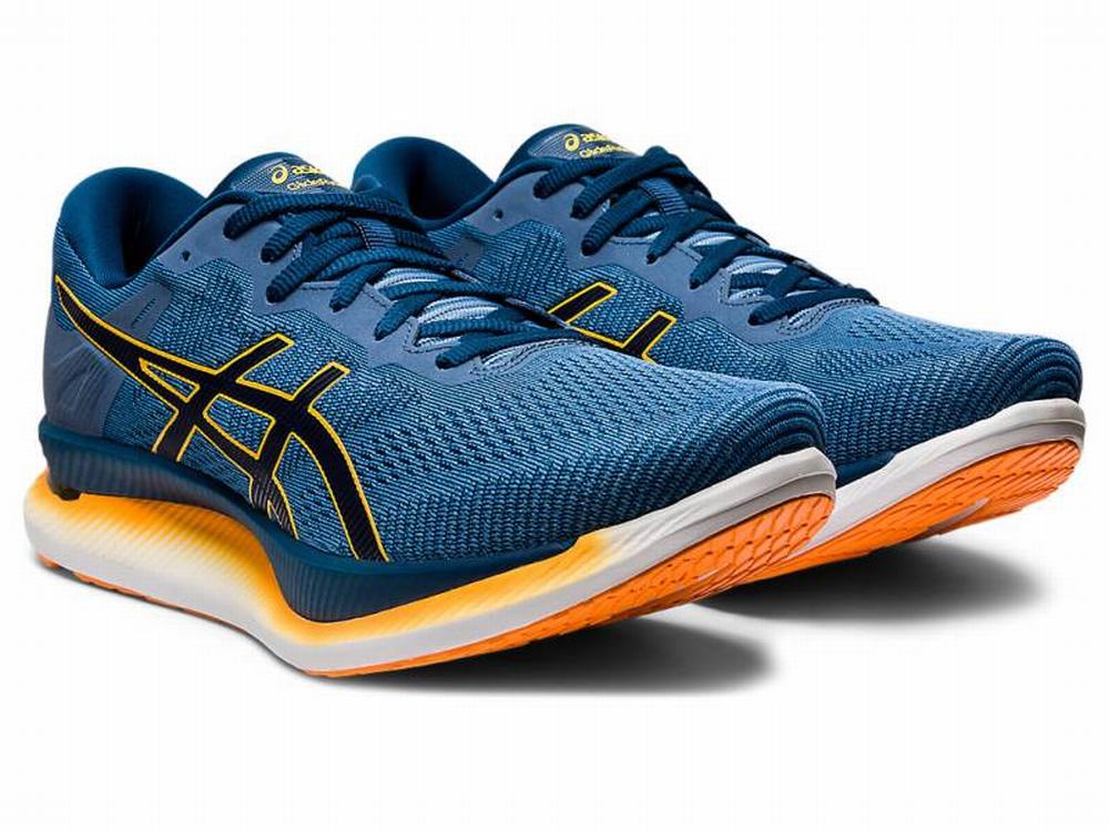 Chaussures Running Asics GLIDERIDE Homme Grise Bleu | HIP-196035