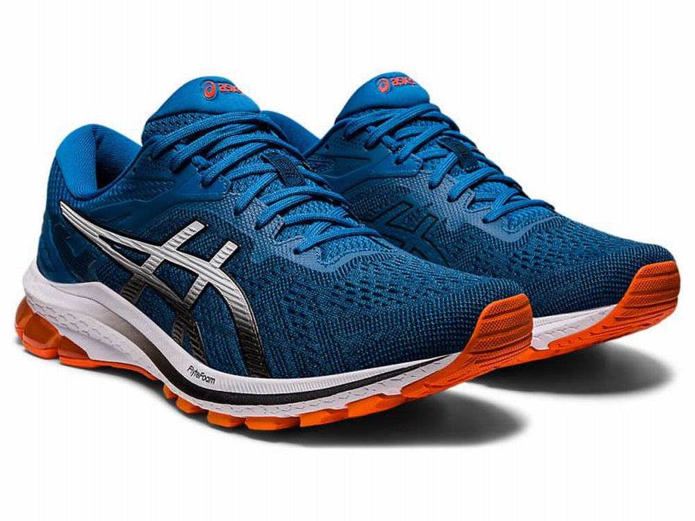 Chaussures Running Asics GT-1000 10 (4E) Homme Noir Bleu | RZJ-693071