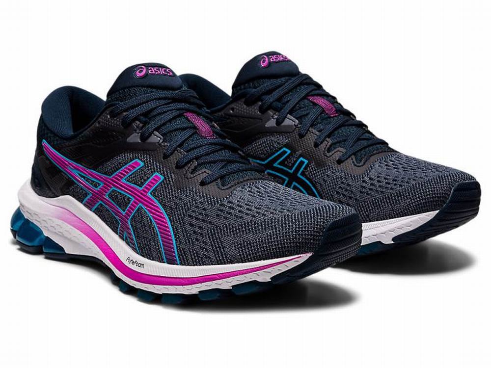 Chaussures Running Asics GT-1000 10 (D) Femme Bleu Violette | CSN-145328