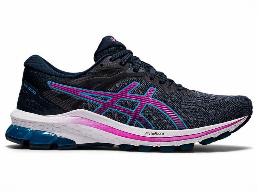 Chaussures Running Asics GT-1000 10 (D) Femme Bleu Violette | CSN-145328