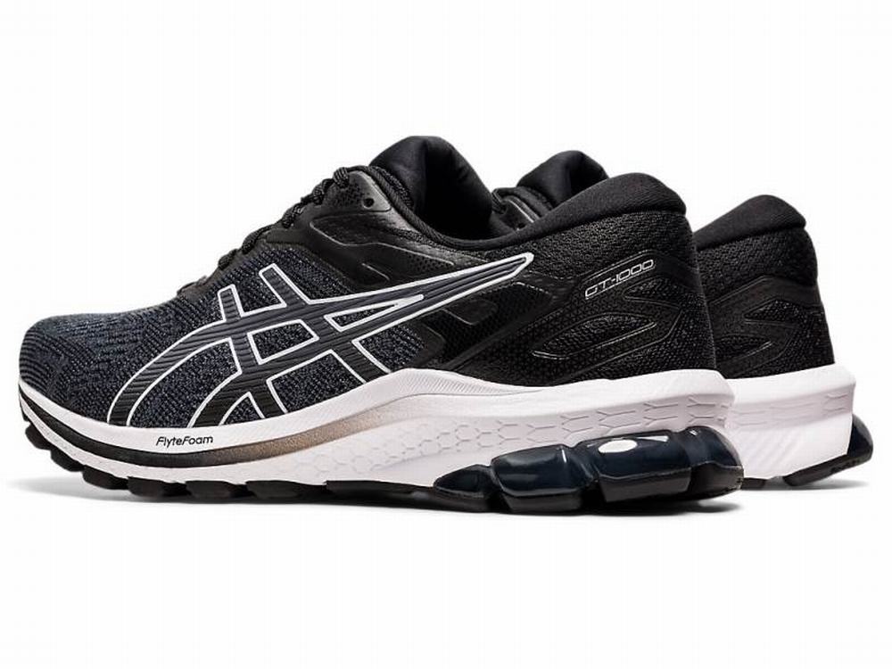 Chaussures Running Asics GT-1000 10 (D) Femme Noir Blanche | UCB-903175