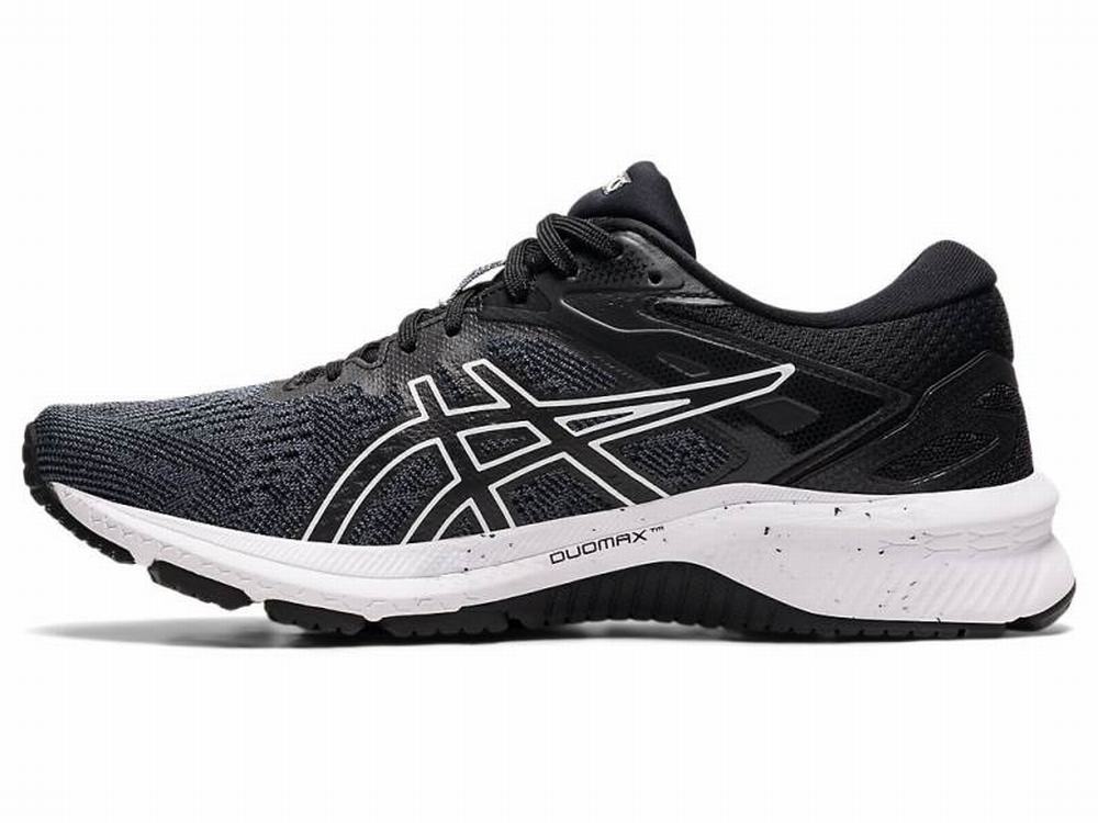 Chaussures Running Asics GT-1000 10 (D) Femme Noir Blanche | UCB-903175