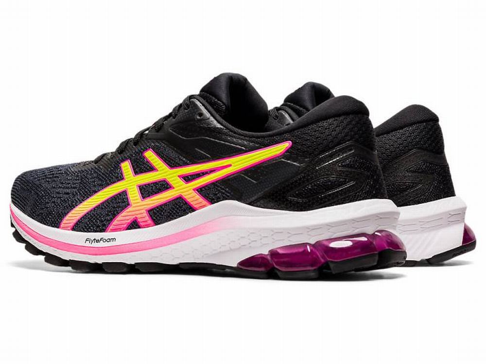 Chaussures Running Asics GT-1000 10 Femme Noir Rose | FBA-175389