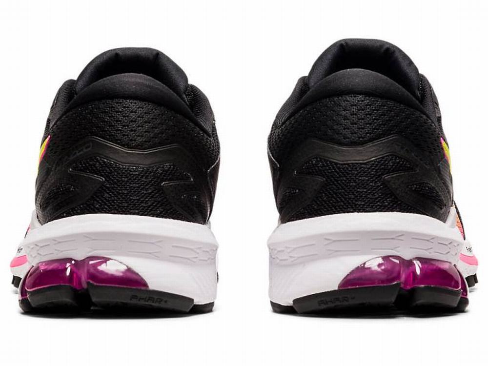 Chaussures Running Asics GT-1000 10 Femme Noir Rose | FBA-175389