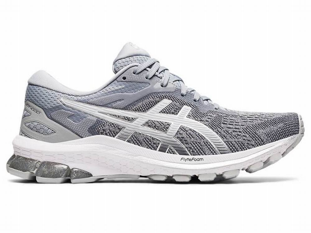 Chaussures Running Asics GT-1000 10 Femme Grise Argent | IME-549318